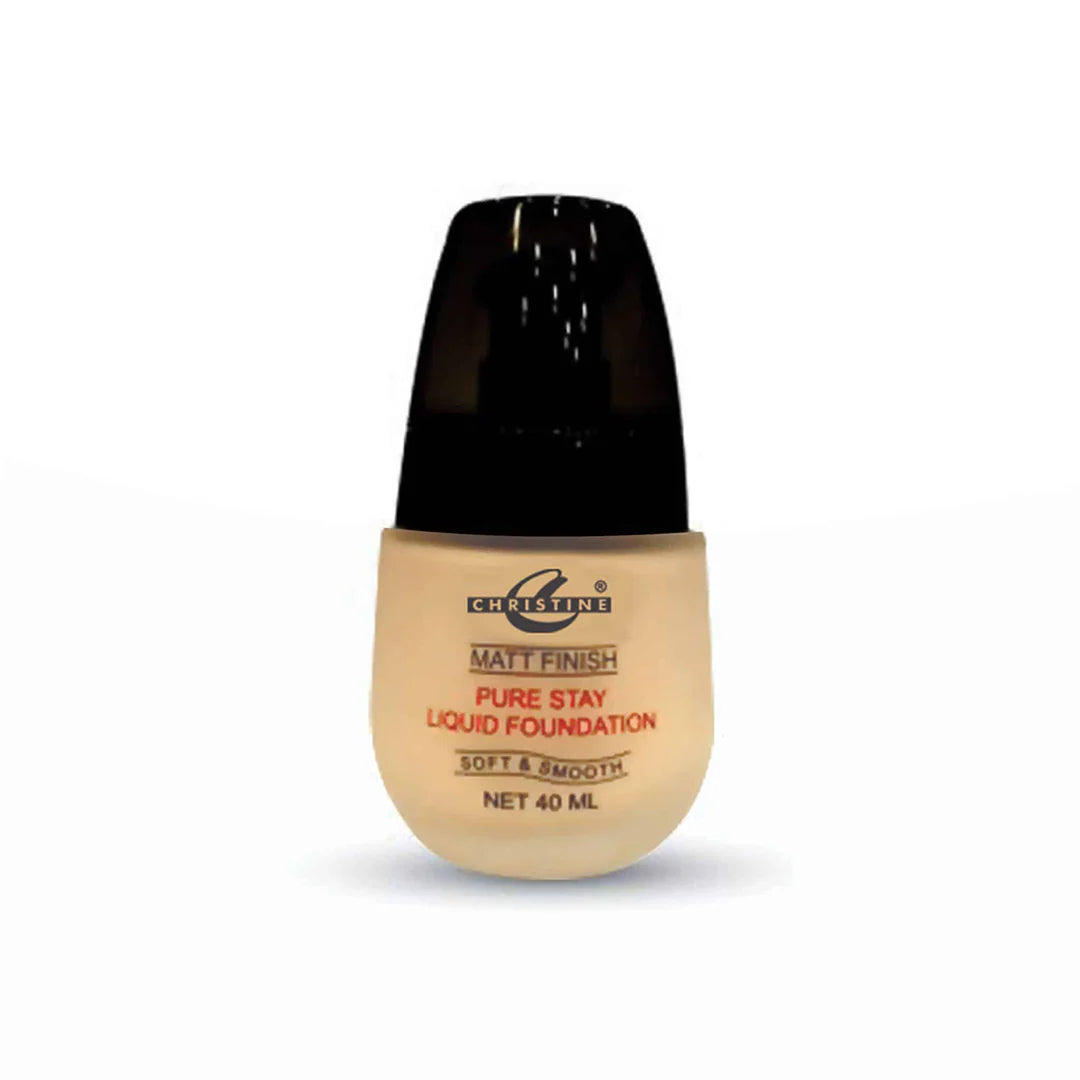 CHRISTINE PURE STAY LIQUID FOUNDATION SOFT&SMOOTH