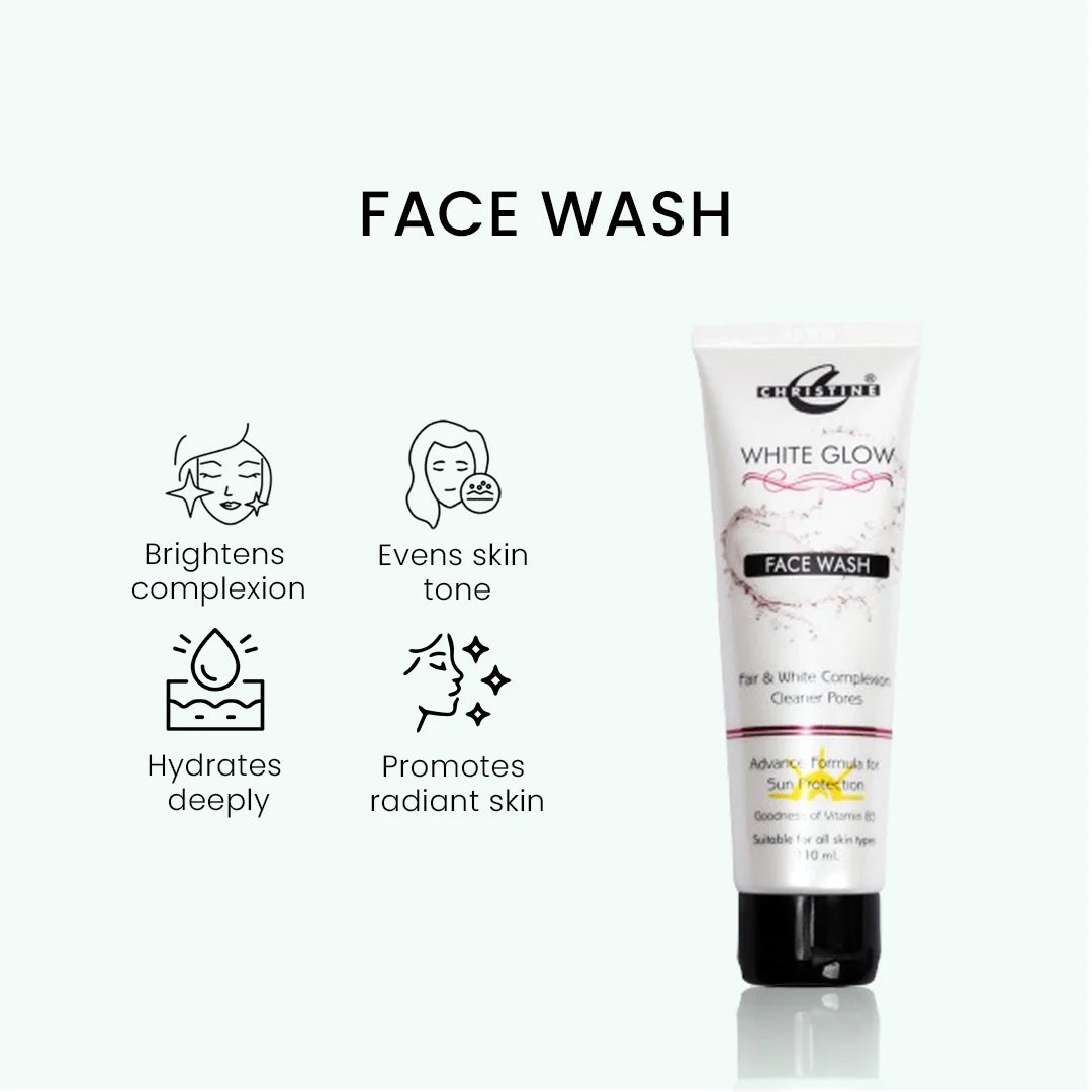 Christine White Glow Face Wash 110ml