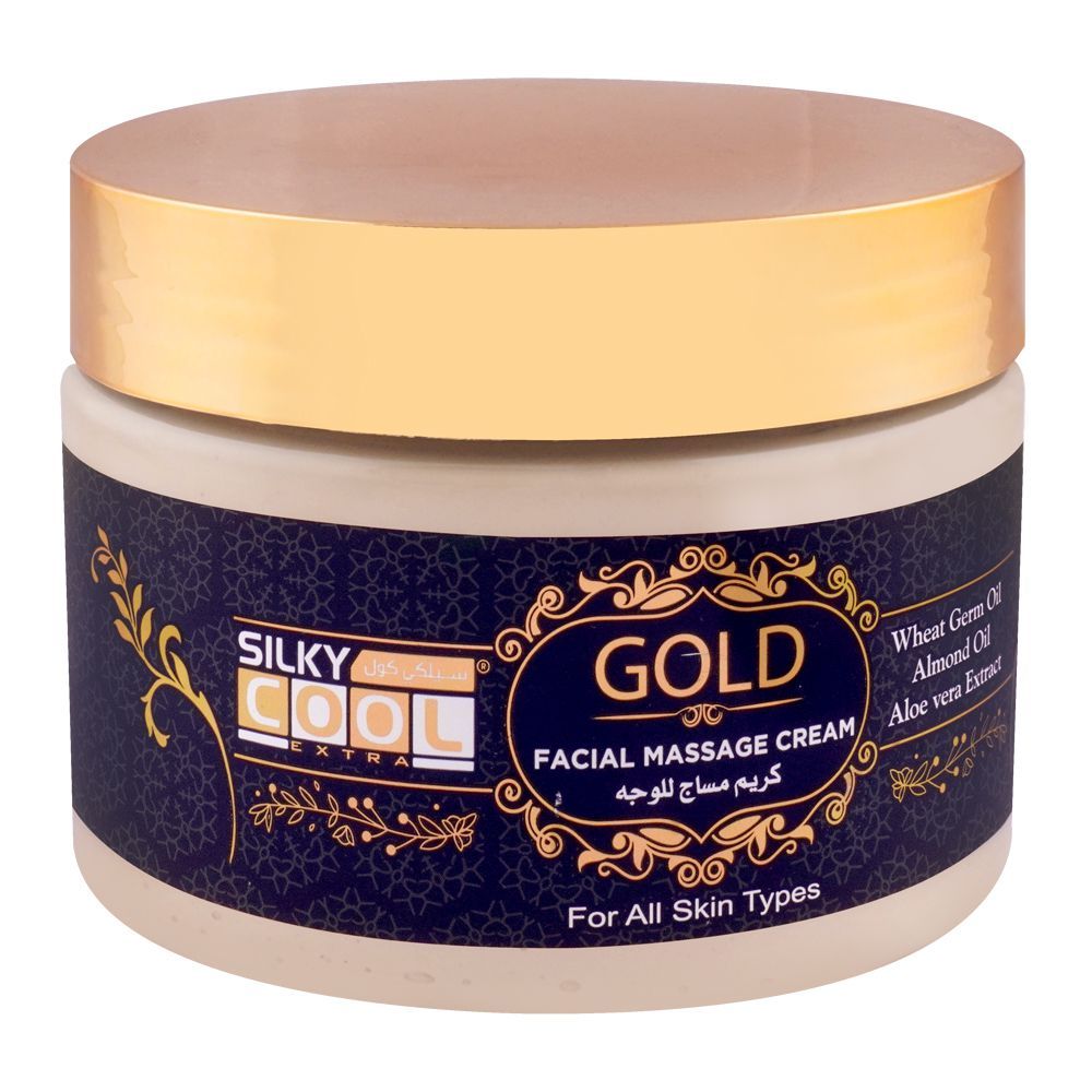 Silky Cool Gold Facial Massage Cream 350ml