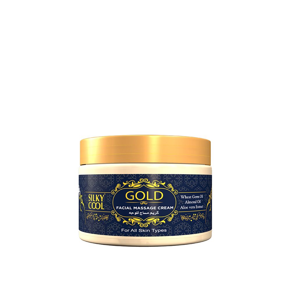 Silky Cool Gold Facial Massage Cream 350ml