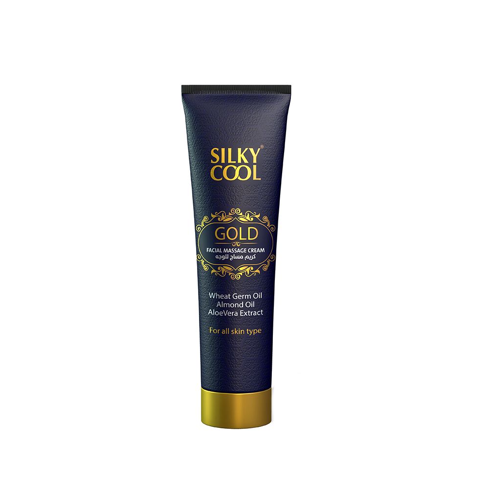 Silky Cool Gold Facial Massage Cream 140ml