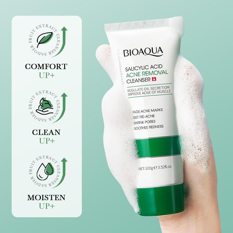 BIOAQUA REMOVAL OF ACNE CLEANSER 100G