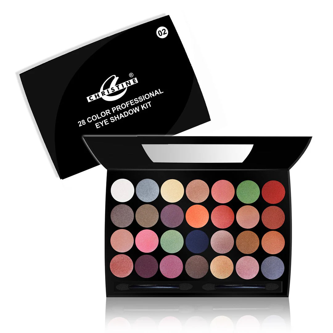 Christine 28 Color Professional Eye Shade Kit - 02
