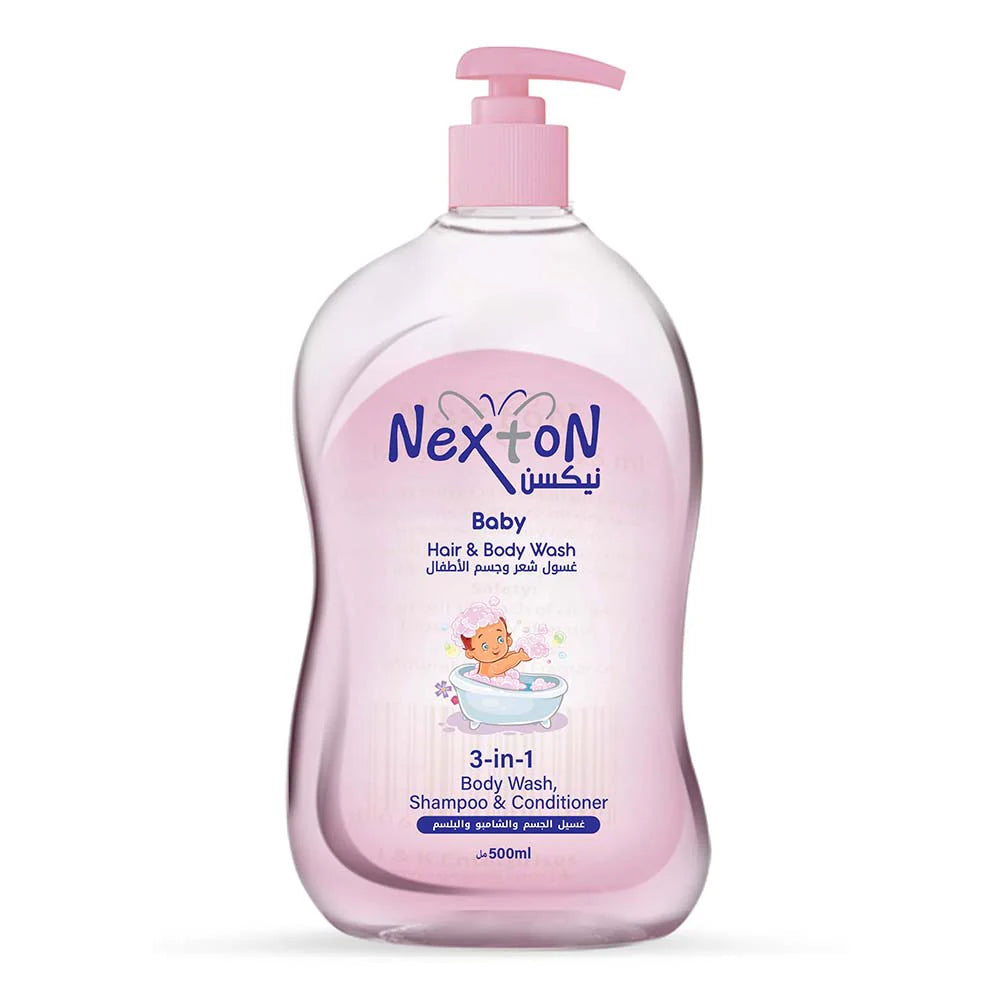 Nexton Baby Hair and Body wash (3-in-1) 500ML