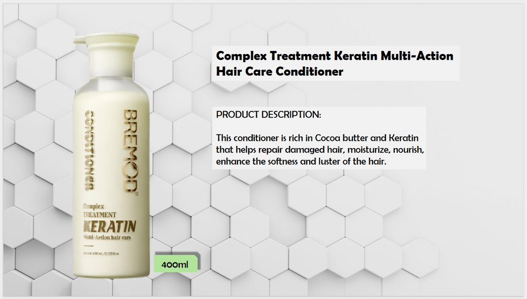 Bremod Complex Treatment Keratin Conditioner 400ml