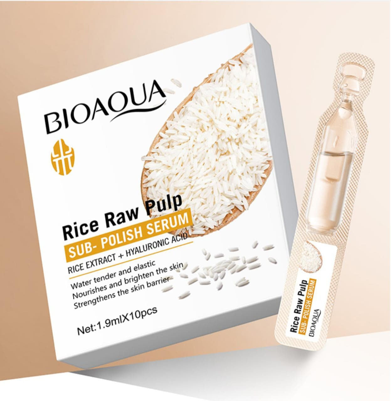 BIOAQUA RICE RAW PULP POLISH SERUM 1.9ML