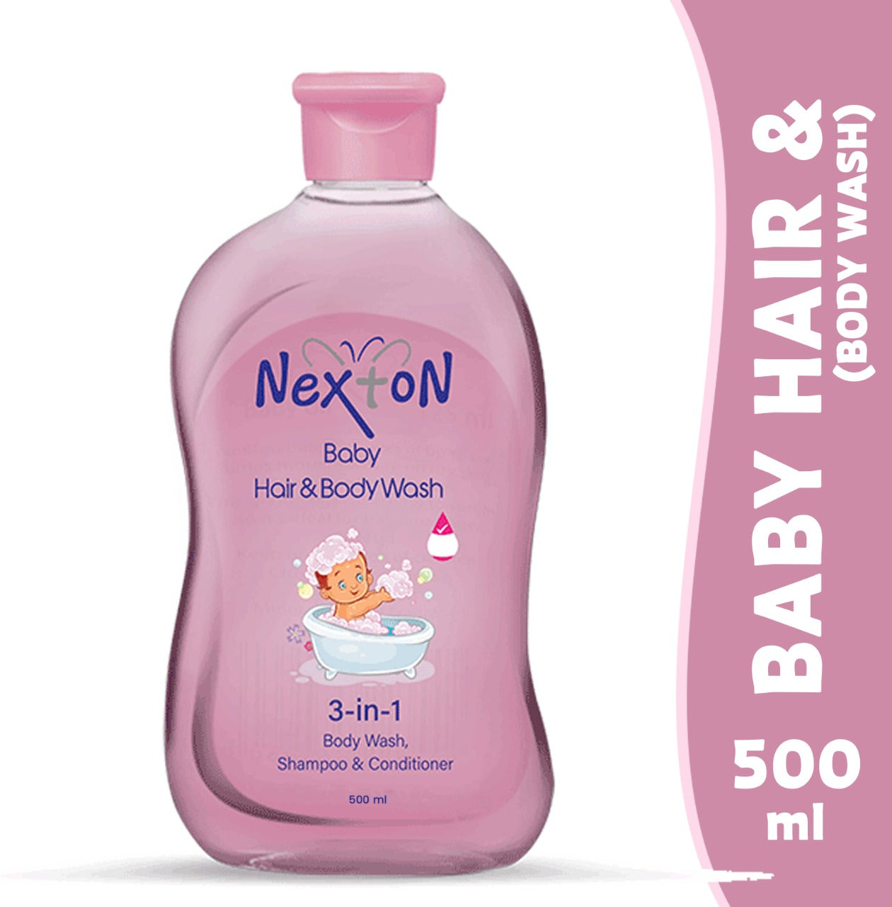 Nexton Baby Hair and Body wash (3-in-1) 500ML
