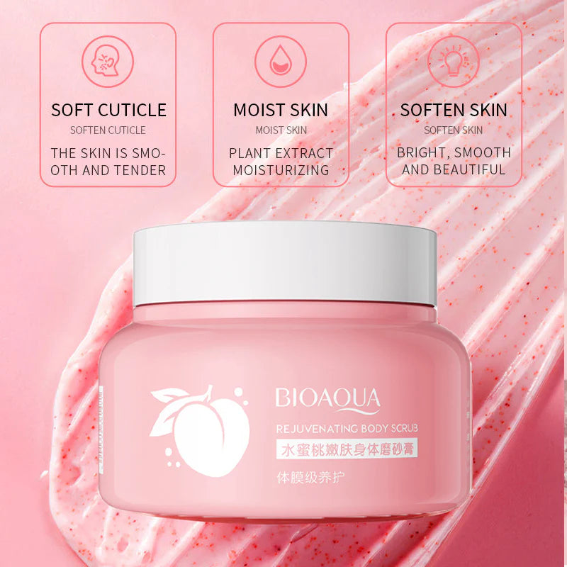 BIO AQUA PEACH PURIFYING BODY SCRUB 250G