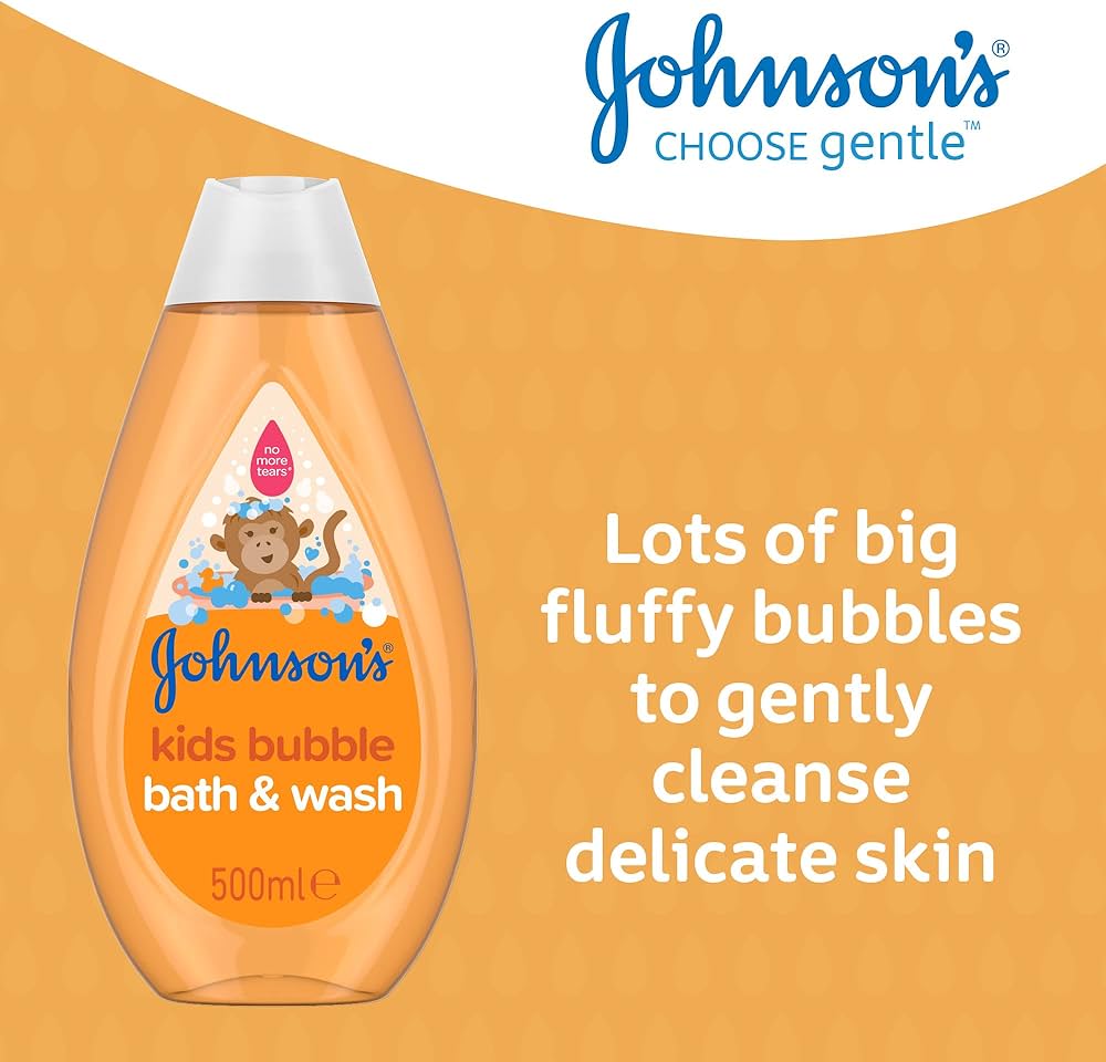 JOHNSONS KIDS BUBBLE SHAMPO 500ML