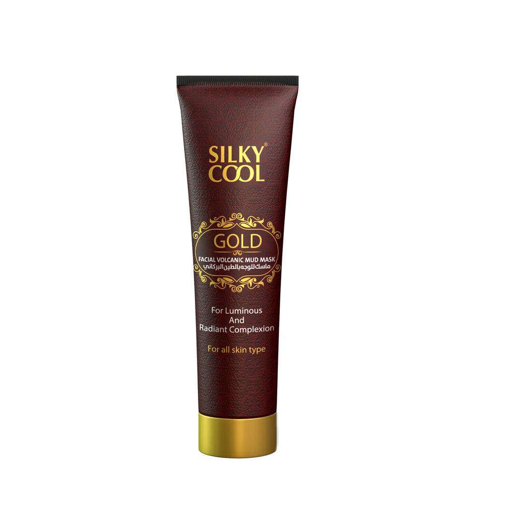 Silky Cool Gold Facial Volcanic Mud Mask 140ml