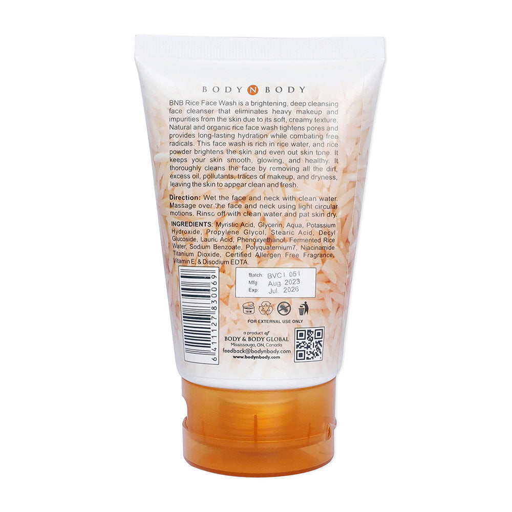 BNB Rice niacinamide cleanser 120ml