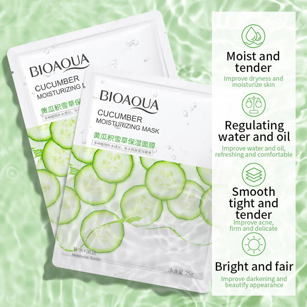 BIO AQUA CUCUMBER MOIST  FACE  MASK-25G