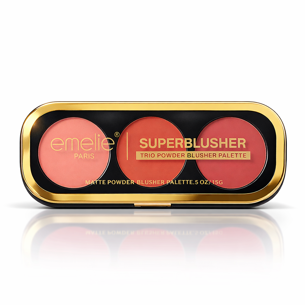 EMELIE 3 COLOR SUPER BLUSHER PALLETE