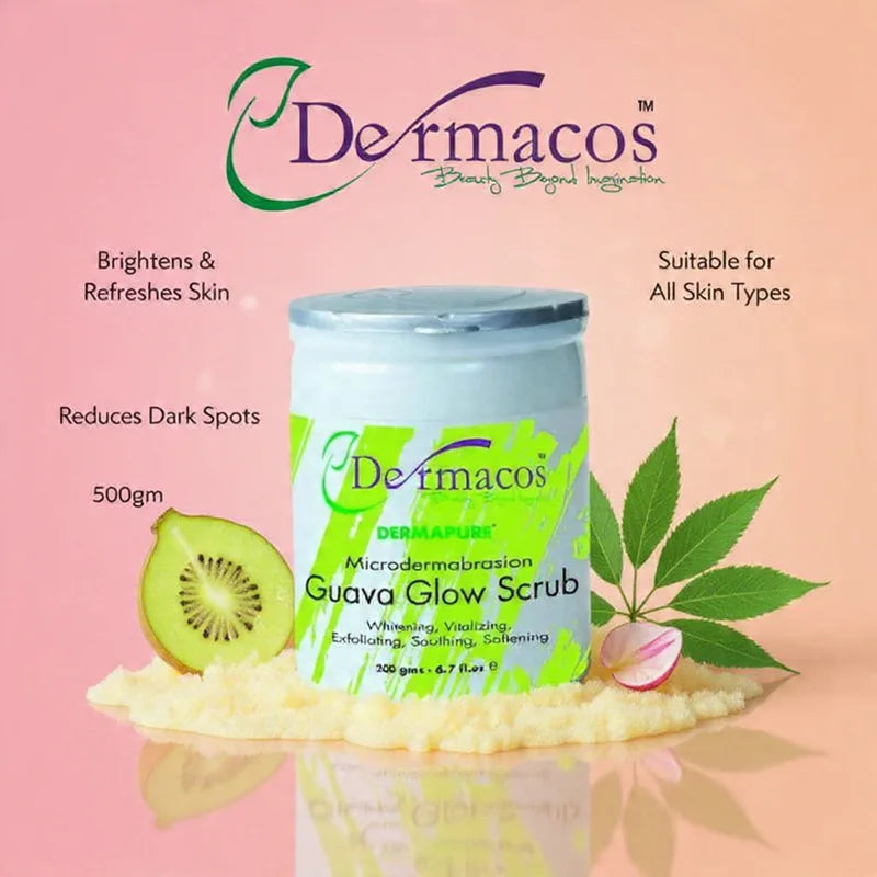 Dermacos Guava Glow Scrub (200gm)