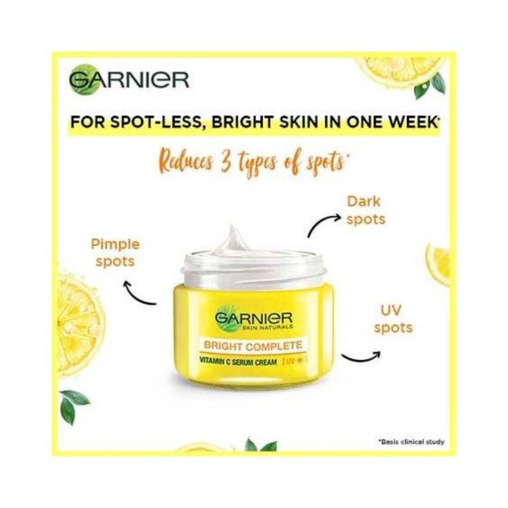 GARNIER BRIGHT COMPLETE VIT SERUM CREAM
