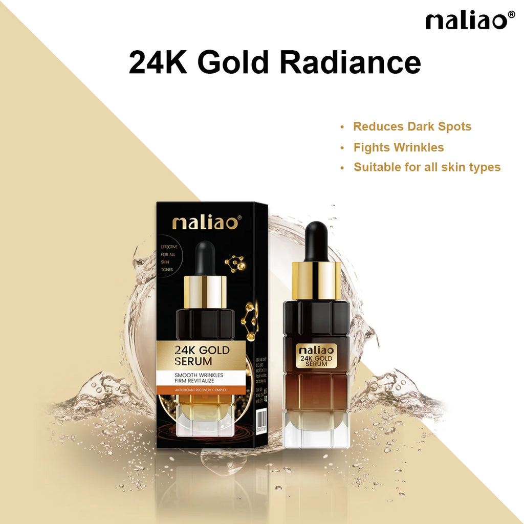 Maliao 24K Gold Serum – Smoothes Wrinkles Revitalizes