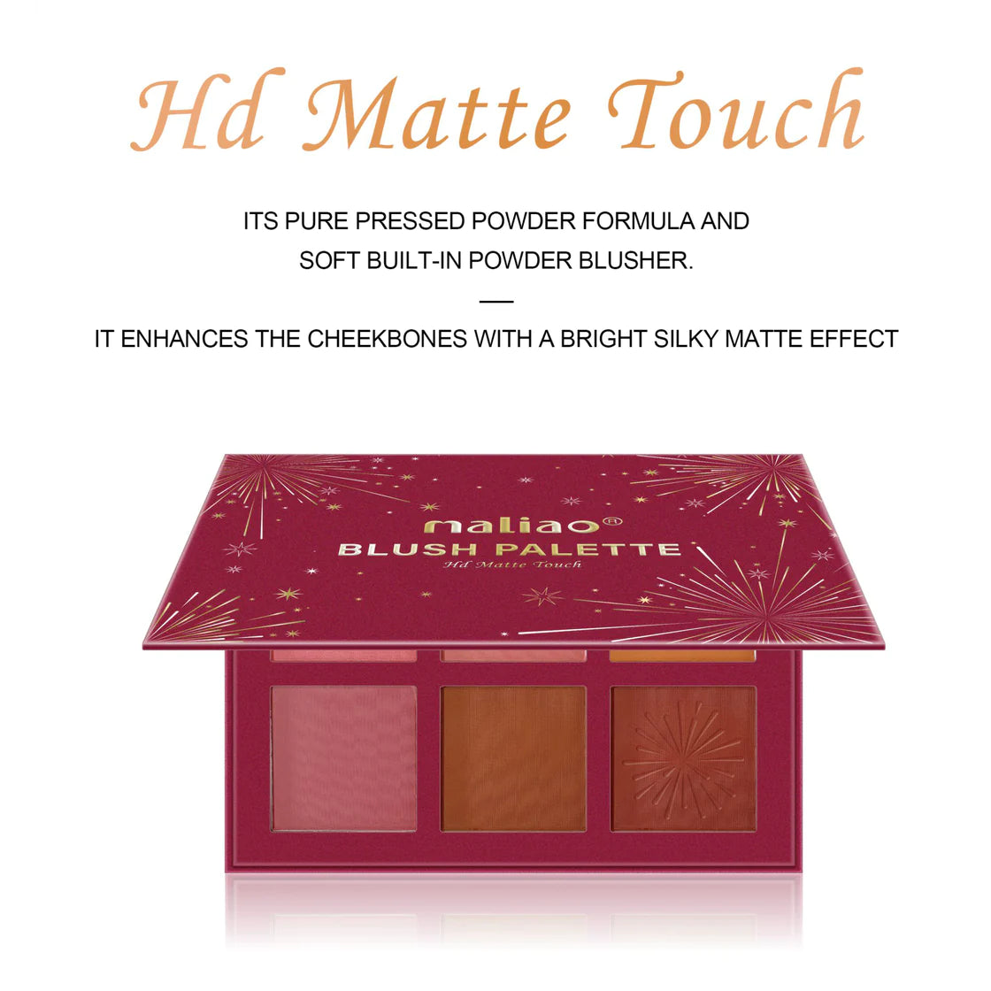 Maliao HD Blush Palette 6 Color Matte Touch