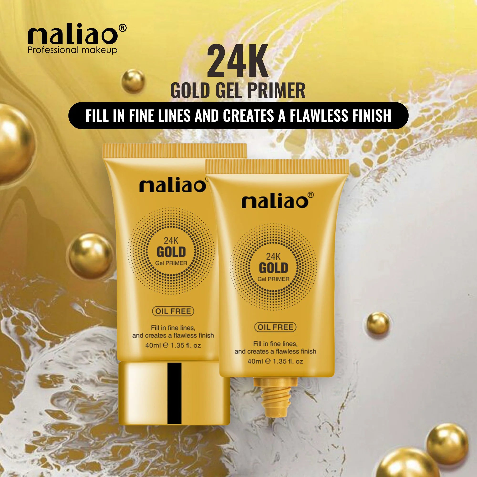 Maliao 24K Gold Gel Primer 40 ml