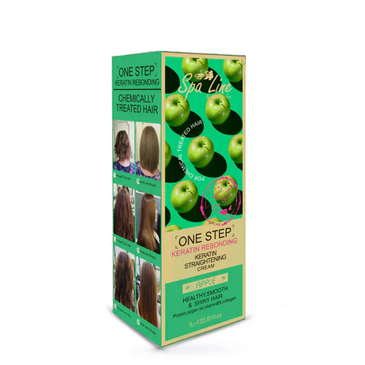 SPALINE KERATIN STRAIGHTENING APPLE CREAM 1Ltr