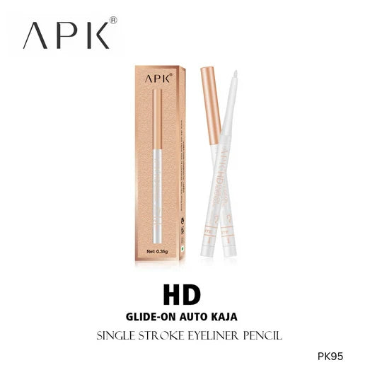 APK HD Glide-On Auto Kajal Single Stroke Eyeliner Pencil – White