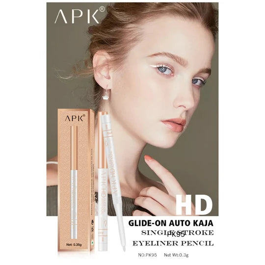 APK HD Glide-On Auto Kajal Single Stroke Eyeliner Pencil – White