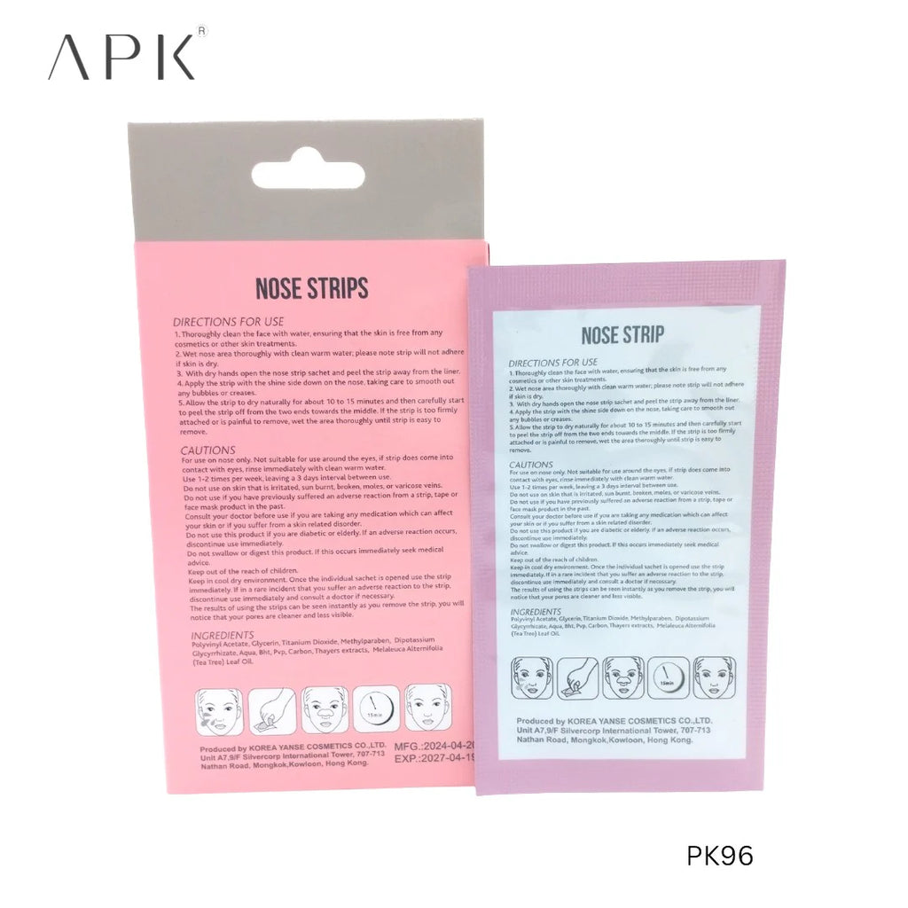 APK Nose Pore Strips – Deep Cleansing Blackhead Remover (10 Strips)