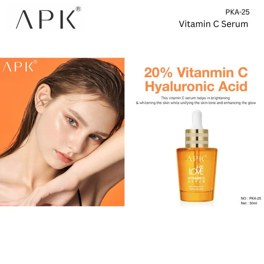 APK Vitamin C Serum 20% – Professional Anti-Aging & Brightening Serum