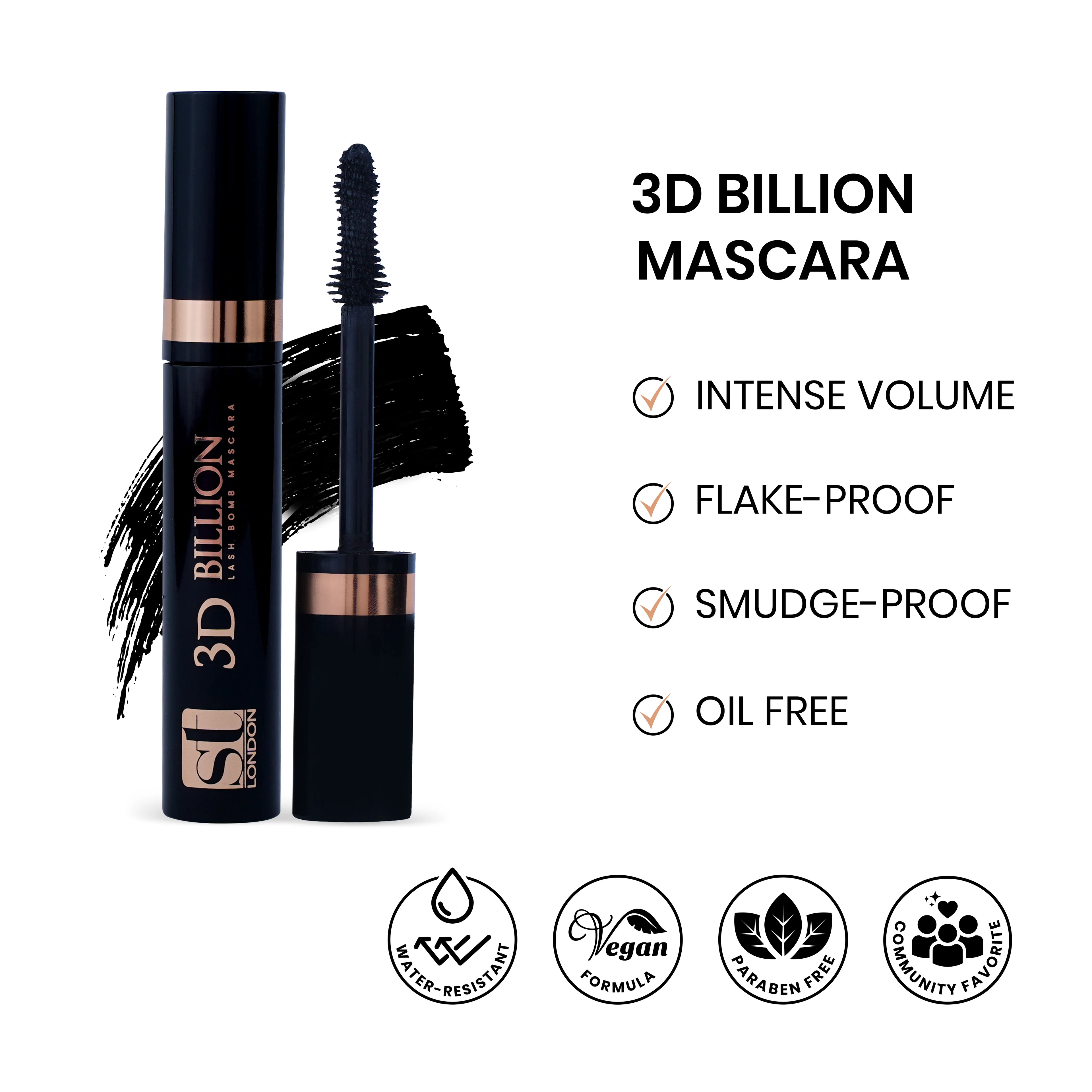 ST LONDON 3D BILLION LASH BOMB MASCARA