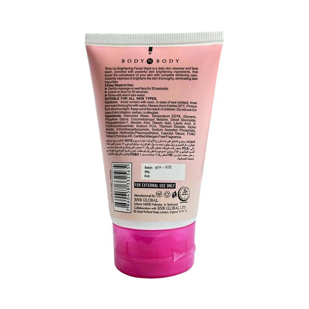 BNB Tone Up Facial Wash 120ml