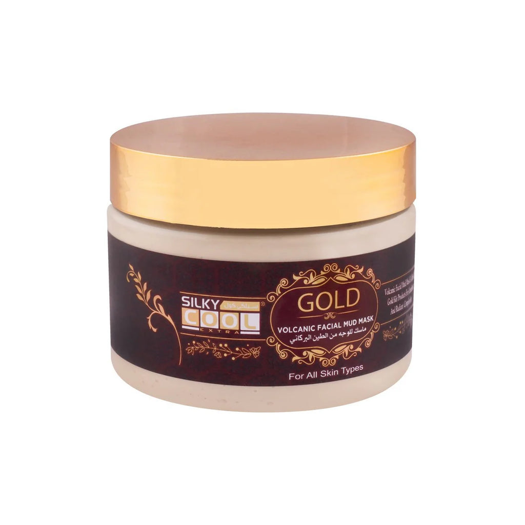 Silky Cool Gold Facial Volcanic Mud Mask 350ml