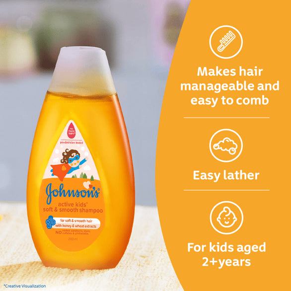 Johnson's Baby Gentle Daily Care Baby Shampoo, 200ML