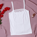 Camisole 002 Top For Women, Girls (Black, Skin, White)